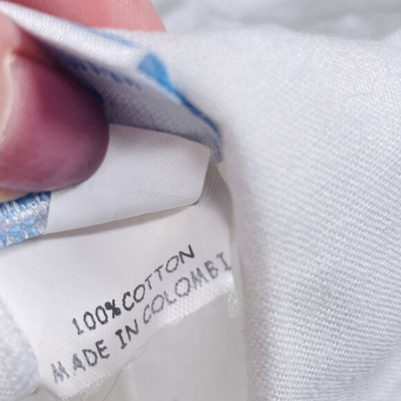 Vintage Baby Boy White Train Embroidered Bubble Shortalls Romper Outfit NB / 3m - Picture 11 of 11